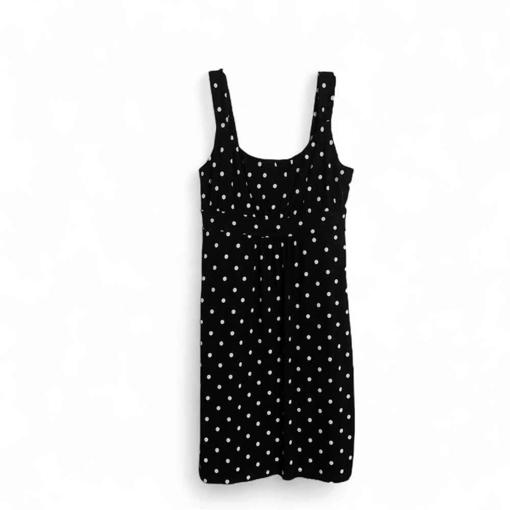 Ann Taylor Black and White Polka Dot Dress